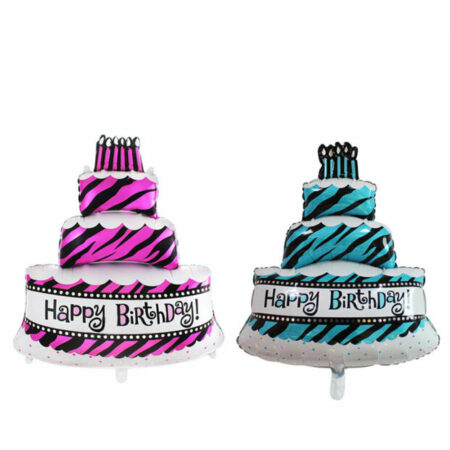 HAPPY BIRTHDAY CAKE FOIL SET